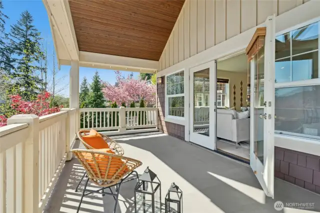 Large Balcony off Living Room