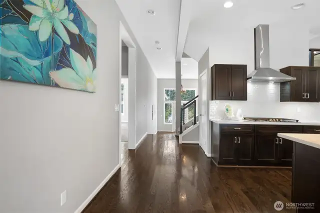 You will love the angles and high ceilings!