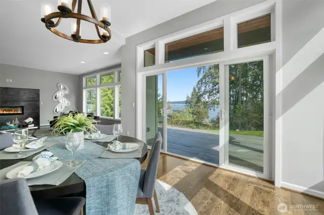 Lots of natural light throughout the home.