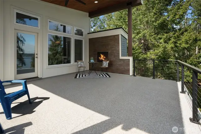 Deck area off Primary, perfect for getting away from everything!