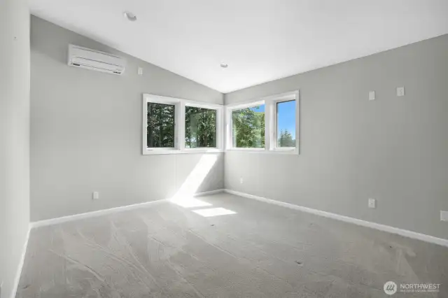 Extremely spacious second floor secondary bedroom.