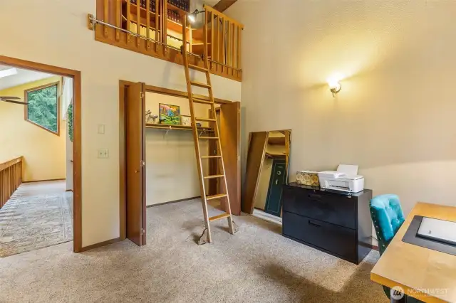 Secret room entry through those closet doors
