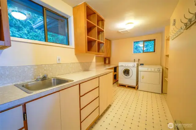 Mudroom just off the front door.