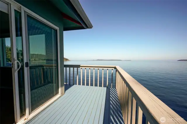 Deck off of the Master Bedroom.