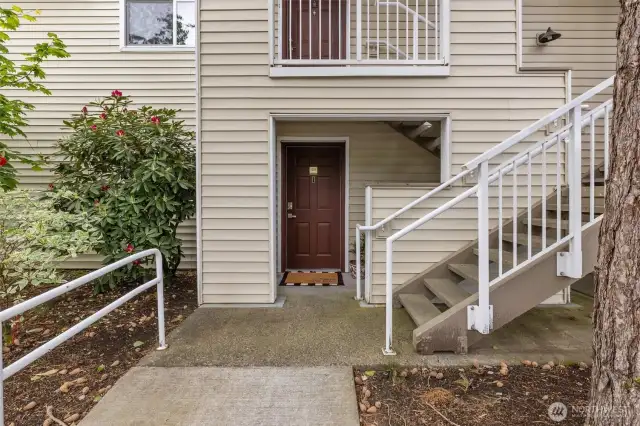 Private Main Floor Entrance