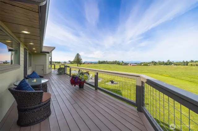 Expansive views off the deck!