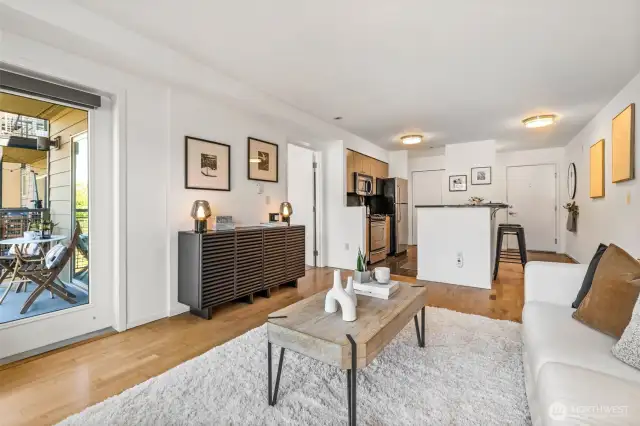 Living Room with Balcony