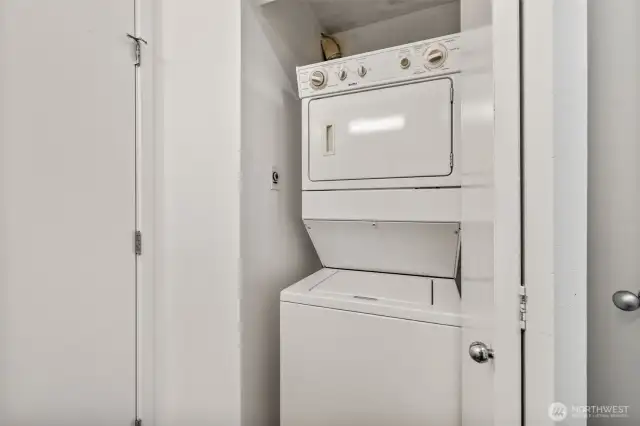 In-Unit Laundry - Washer & Dryer in Bathroom