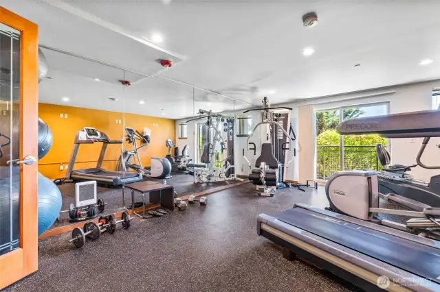 Recently Refreshed Community Gym on First Floor