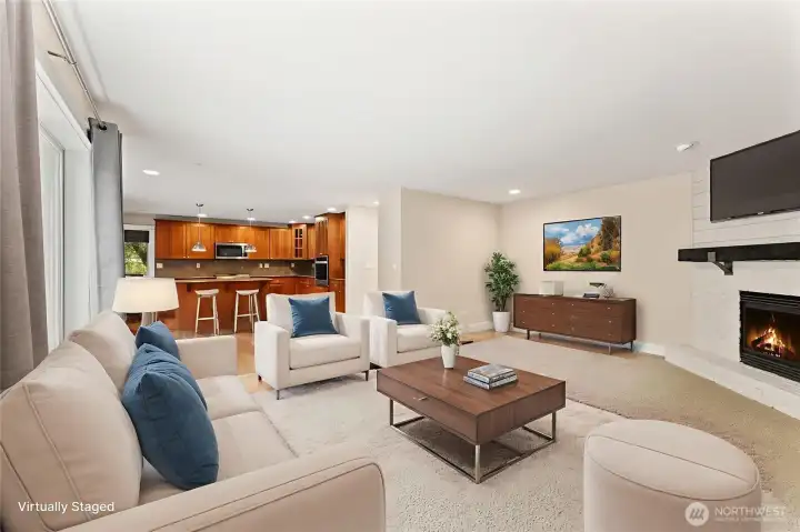 Living Room - Virtually Staged