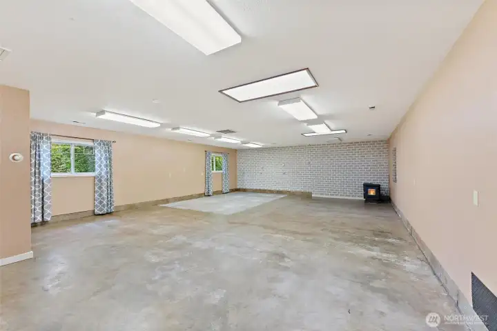 Owners used as a gym and home school classroom.
