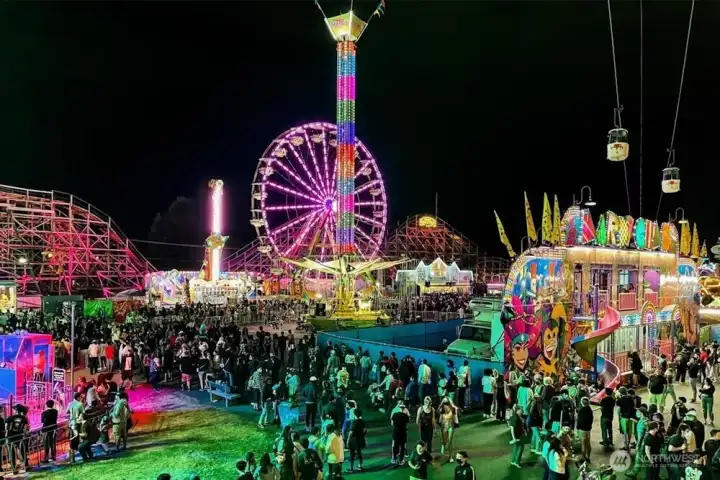 Fun year round at the washington state fairground just 5 mins away