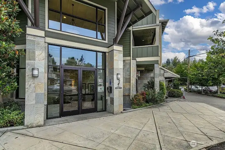 Secured Lobby Entrance
