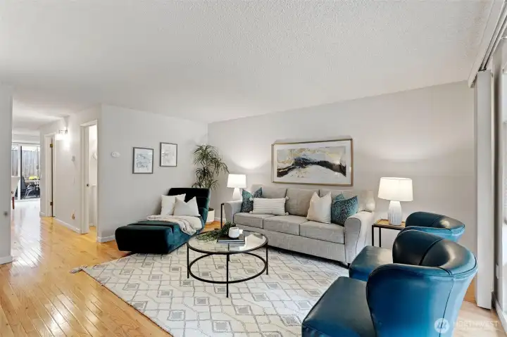 Solid hardwood floors