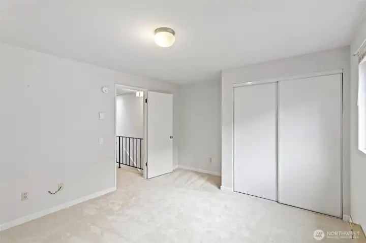 Large closet in second bedroom
