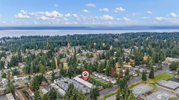 Minutes from downtown Edmonds and all it's amenities