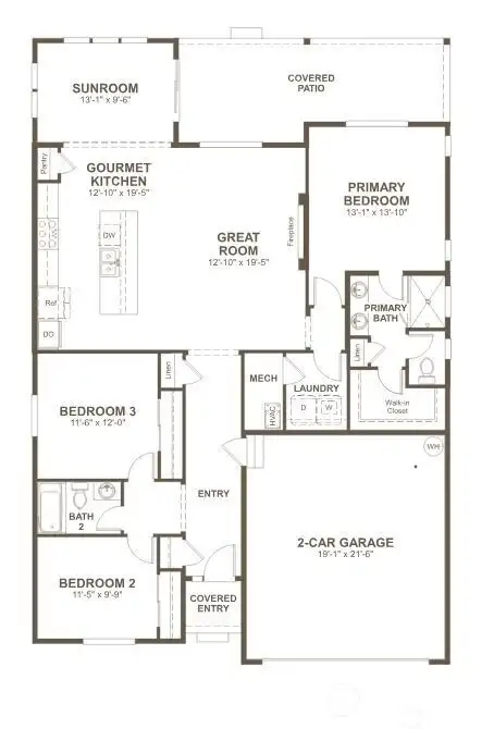 Measurements are approximate