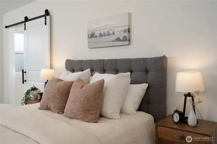 Primary Bedroom - Pics are of a different 2389 Kyler plan home. Features and colors may differ.