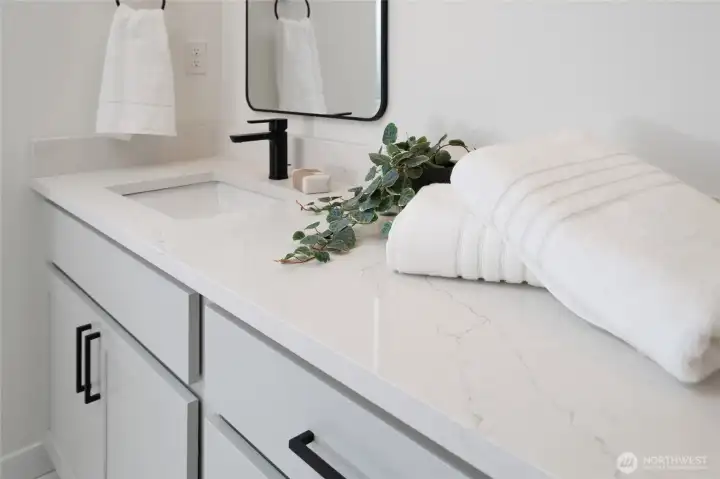 Primary Bathroom - Pics are of a different 2389 Kyler plan home. Features and colors may differ.