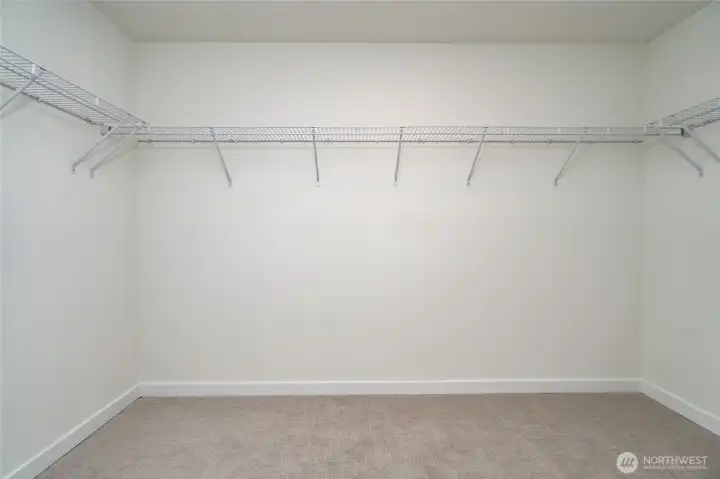 Primary Walk-in Closet - Pics are of a different 2389 Kyler plan home. Features and colors may differ.