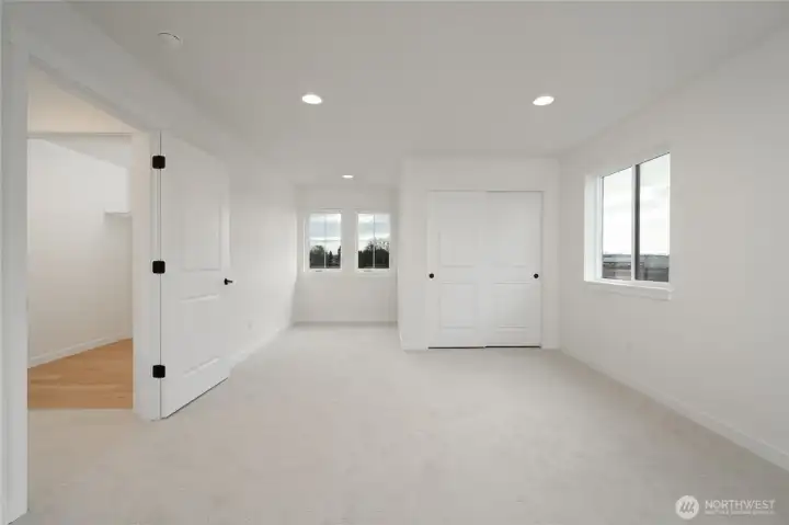 Upstairs Bonus Room - Pics are of a different 2389 Kyler plan home. Features and colors may differ.