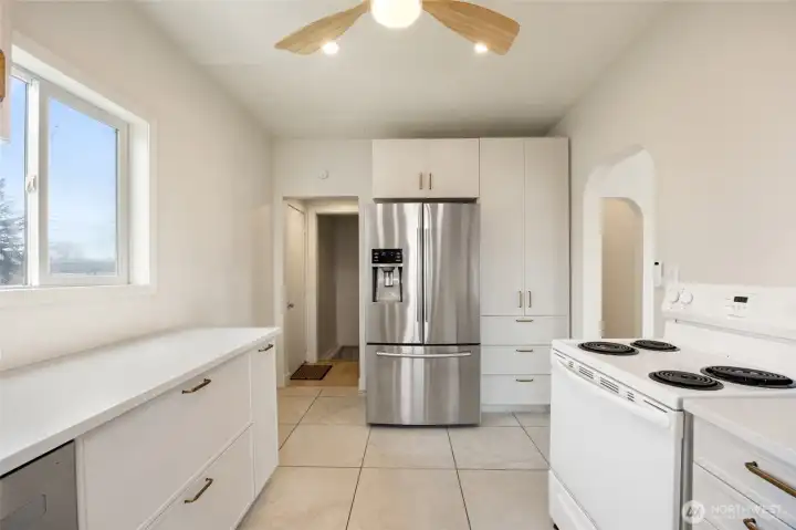 Stainless steel refridgerator stays.