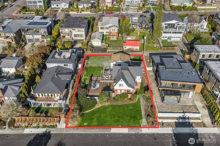 Great street appeal and easy alley access creates a blank canvas to design your dream home!