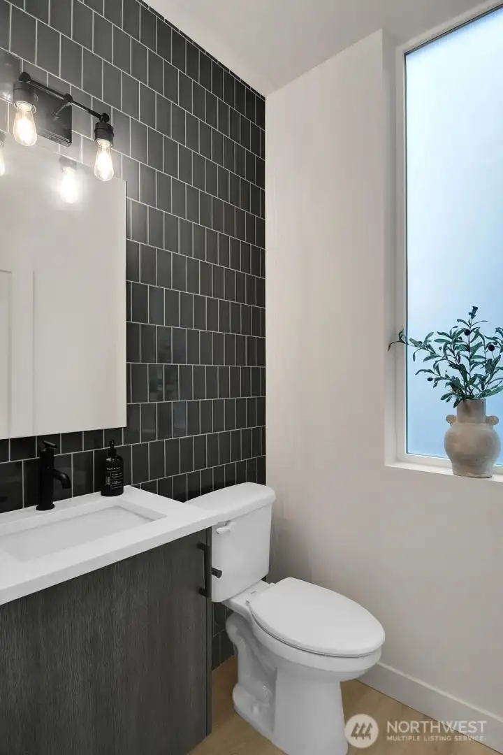 Main level Powder room