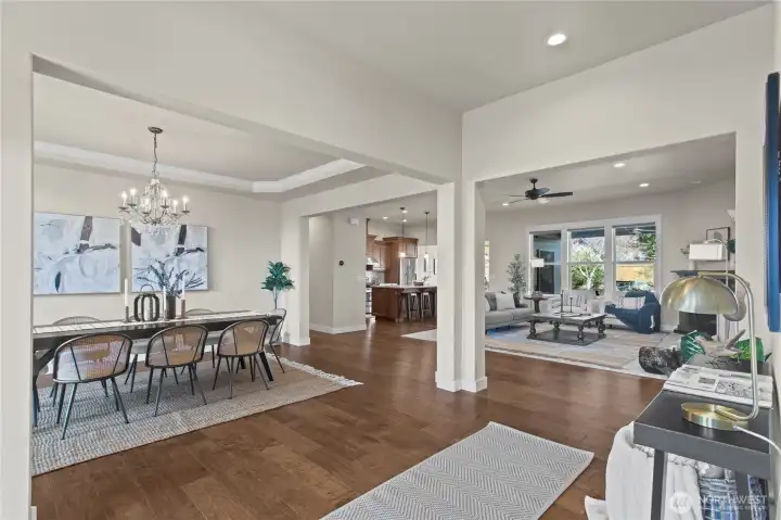 View from front entry