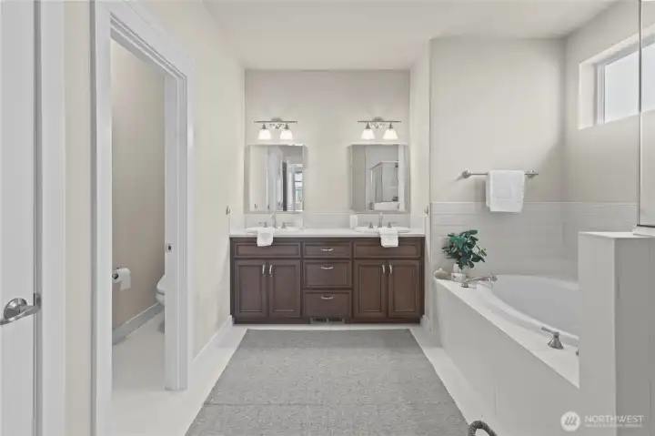 Primary bathroom w/ heated floors