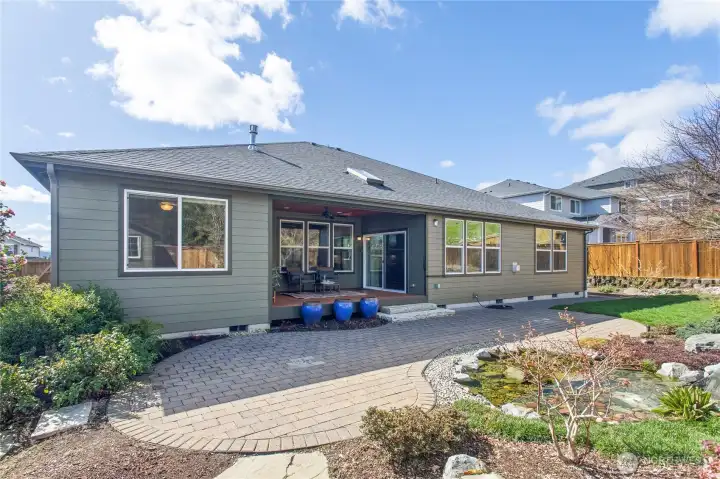 View of house from backyard