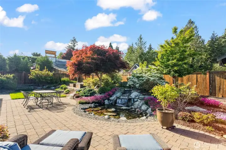 Photo of backyard from last year when in bloom