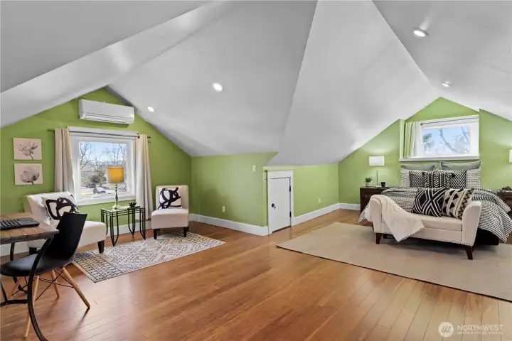 A beautiful retreat with vaulted ceilings