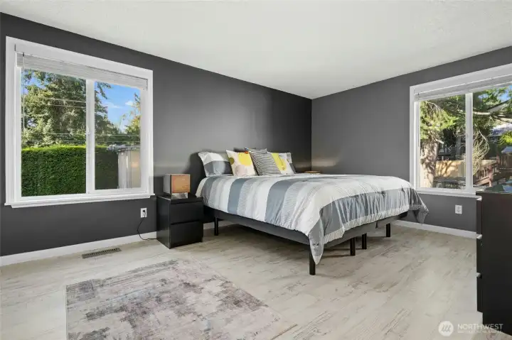 Primary bedroom with ensuite bath!