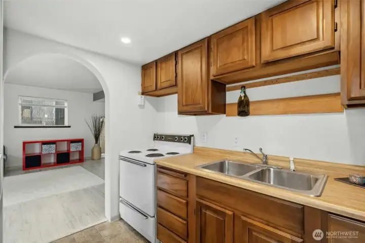 Second kitchen on lower level