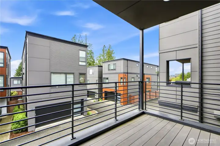 Good sized covered patio