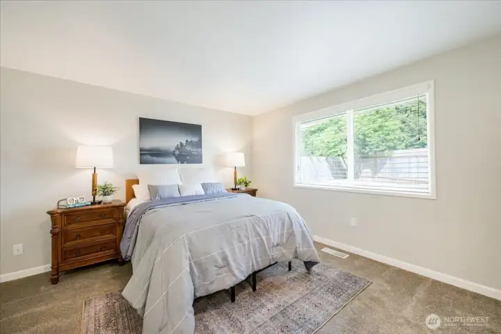 Second bedroom on the right side of the of the hall is very spacious.