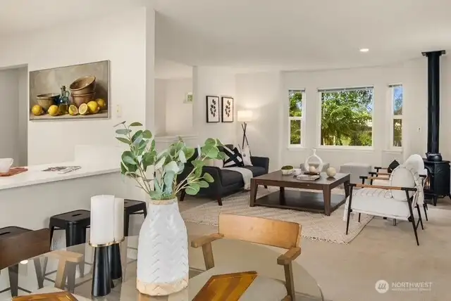 Inviting interiors, sophisticated, yet comfortable!