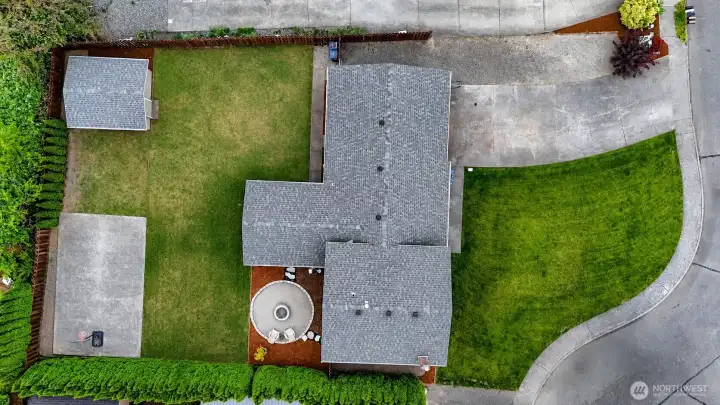 Aerial view of the entire home site. This is a well laid out property and bring your RV/Boat/Etc Aerial view of the entire home site. This is a well laid out property and bring your RV/Boat/Etc