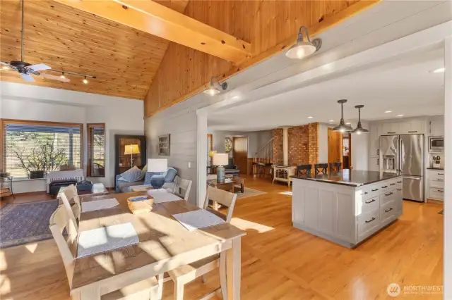 Open concept, perfect for entertaining