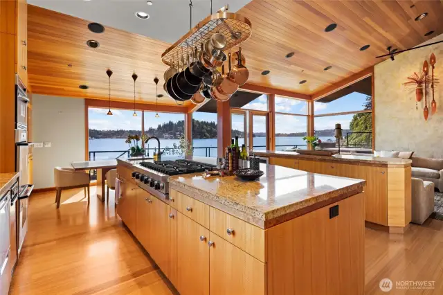 Large Chef's Kitchen Island