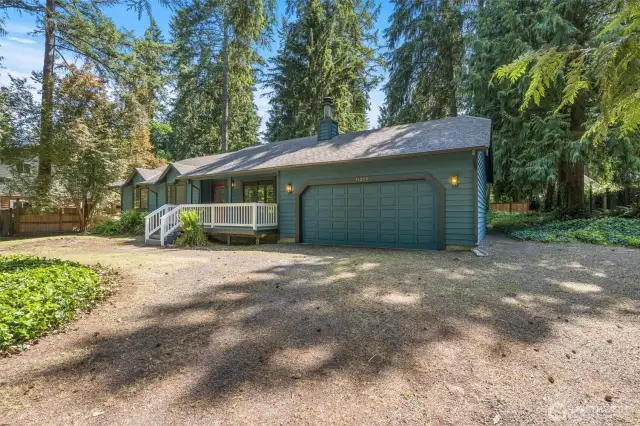 Large 2 car garage