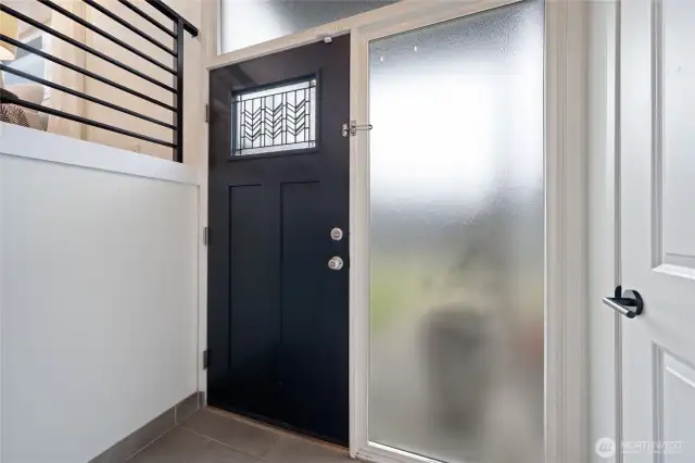 Front Entry with a Coat Closet!