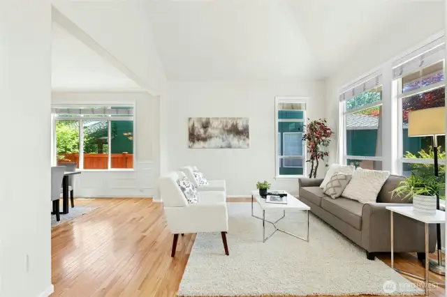 Vaulted Living Room