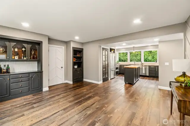 Another view of family room on main floor.