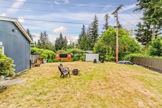 HUGE yard