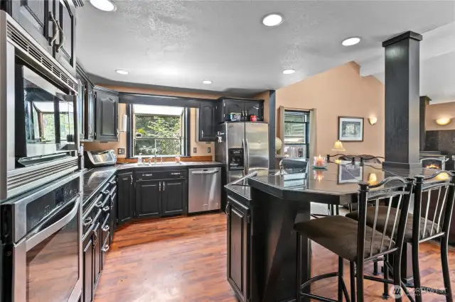 Open concept kitchen