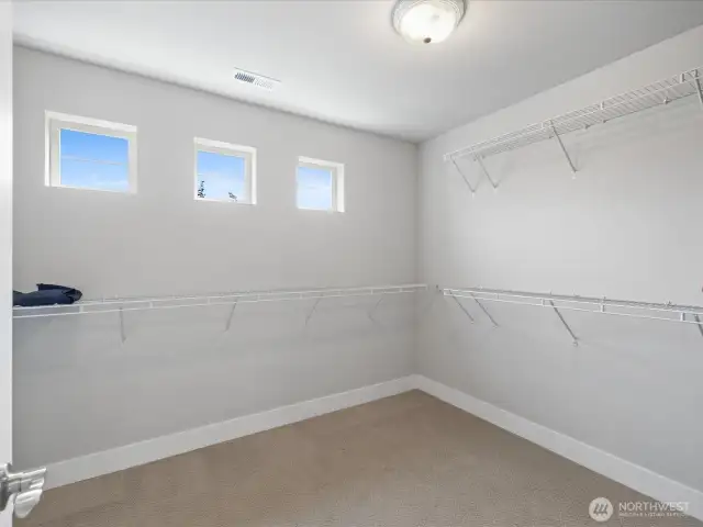 HUGE Primary Walk-In Closet