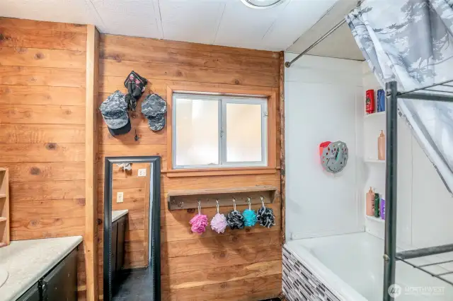 Primary Bathroom W/ Cedar Tongue And Groove