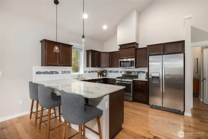 beautiful kitchen with natural light